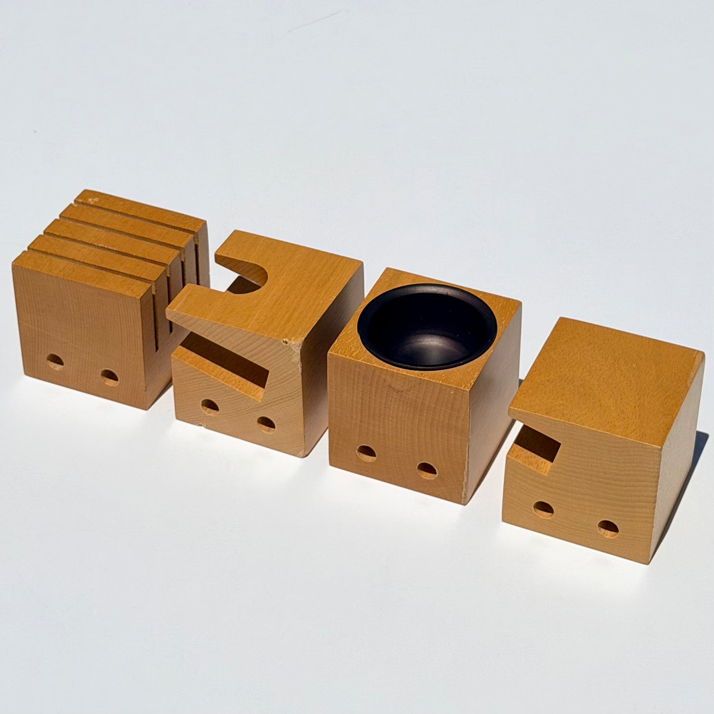 Vintage Modular Cube Desk Organizer 1990s