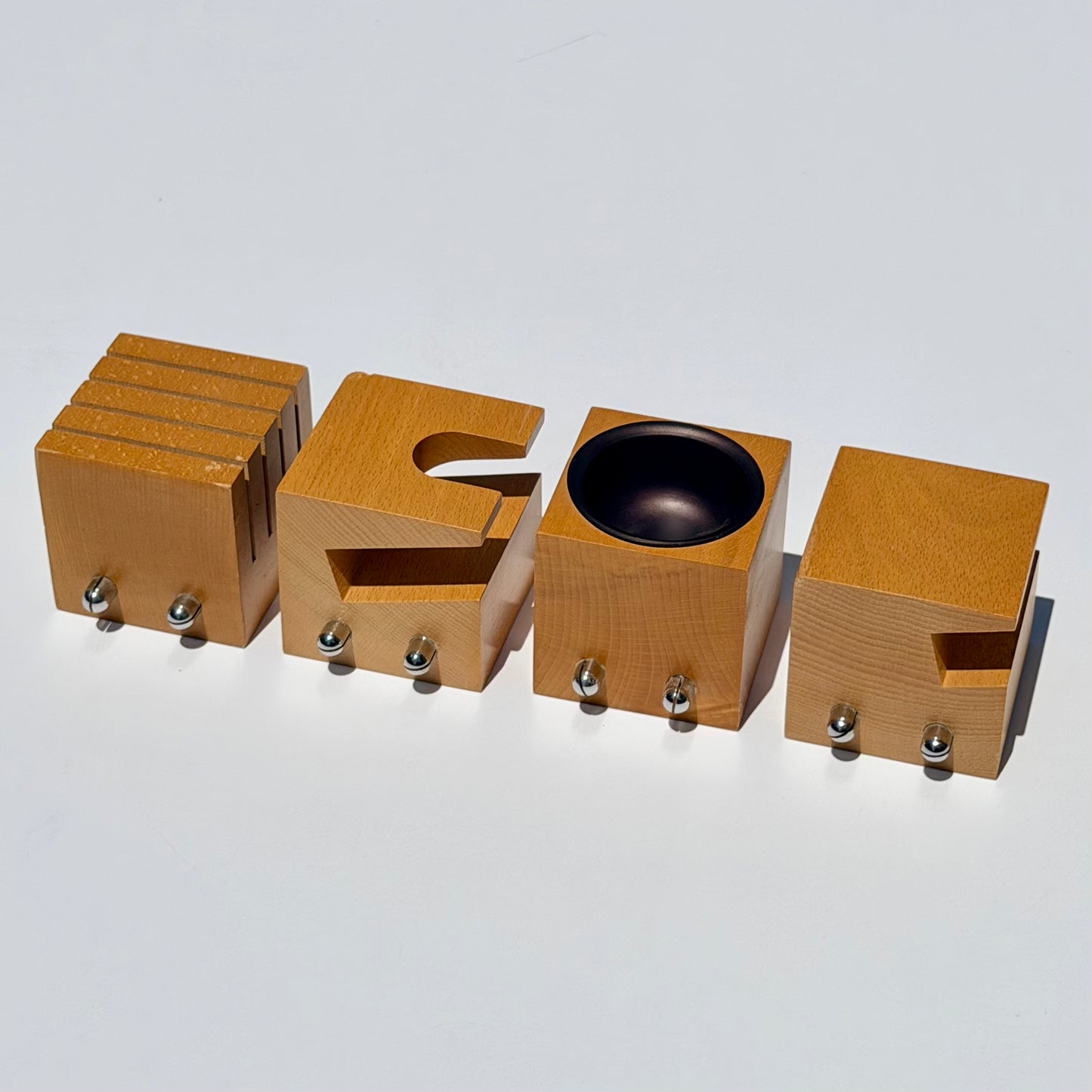 Vintage Modular Cube Desk Organizer 1990s