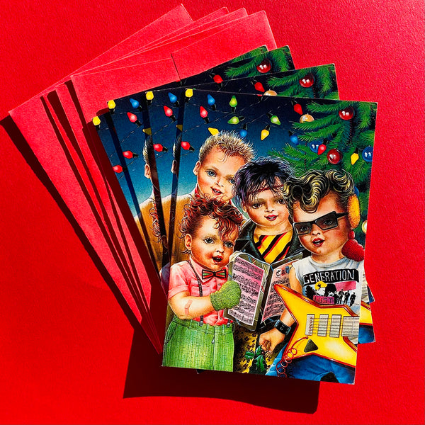 Deadstock 'Hepcat Carolers' Holiday Cards S/4