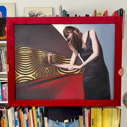 Large Custom Framed Surrealist / Realism Painting 2013