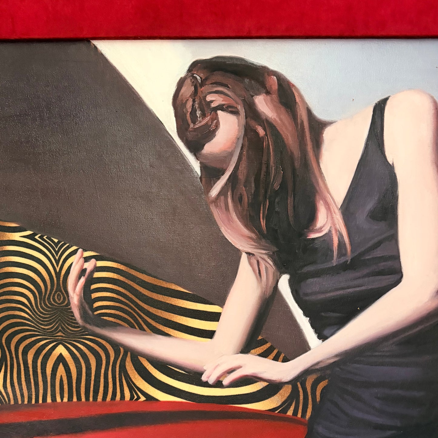 Large Custom Framed Surrealist / Realism Painting 2013