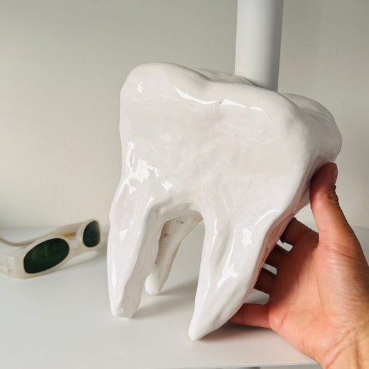 Vintage Large Studio Pottery Ceramic Tooth