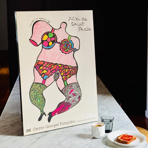 Vintage Niki De Saint Phalle Litho Print 1980