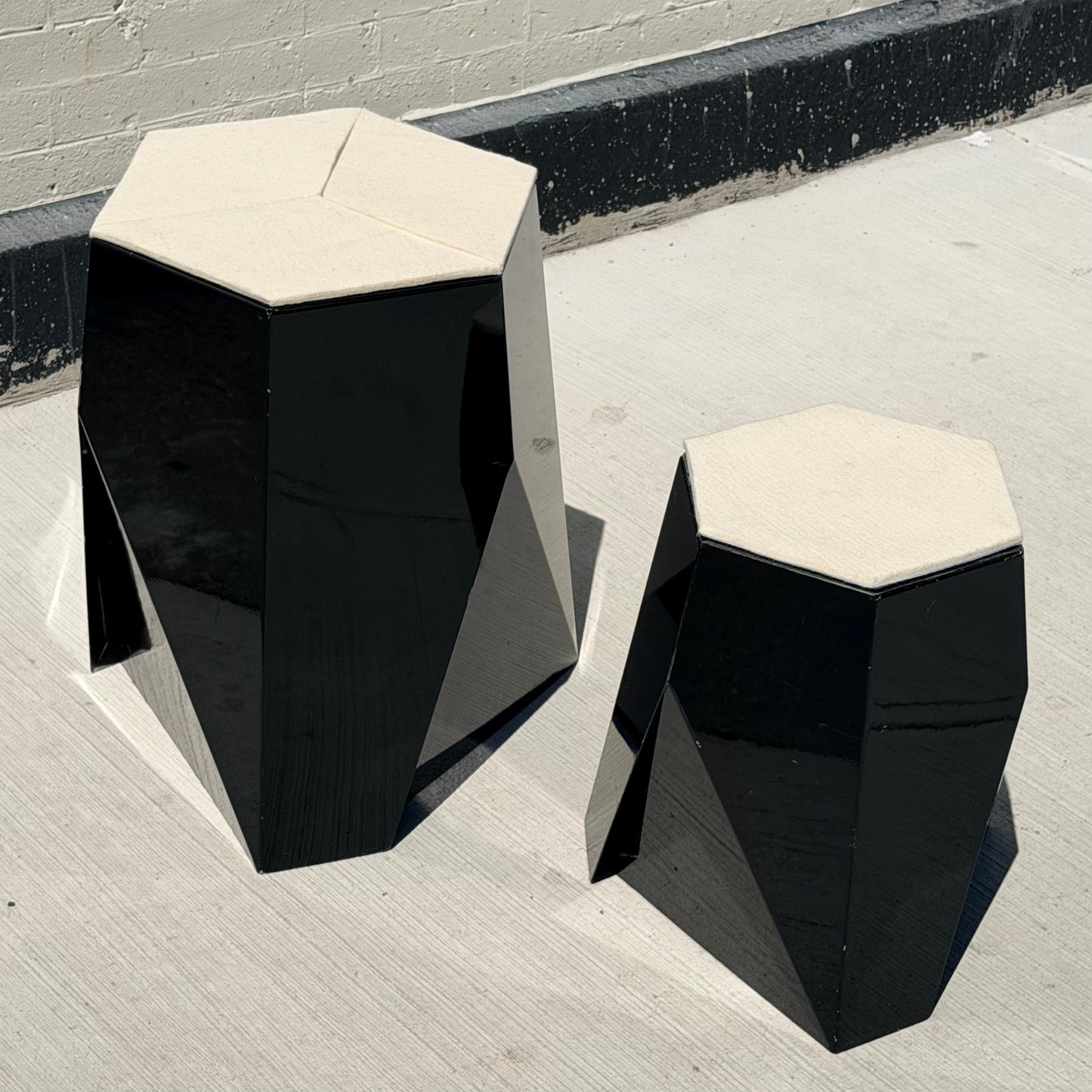 David Weeks 'Folha No. 516' Table / Stools 2014
