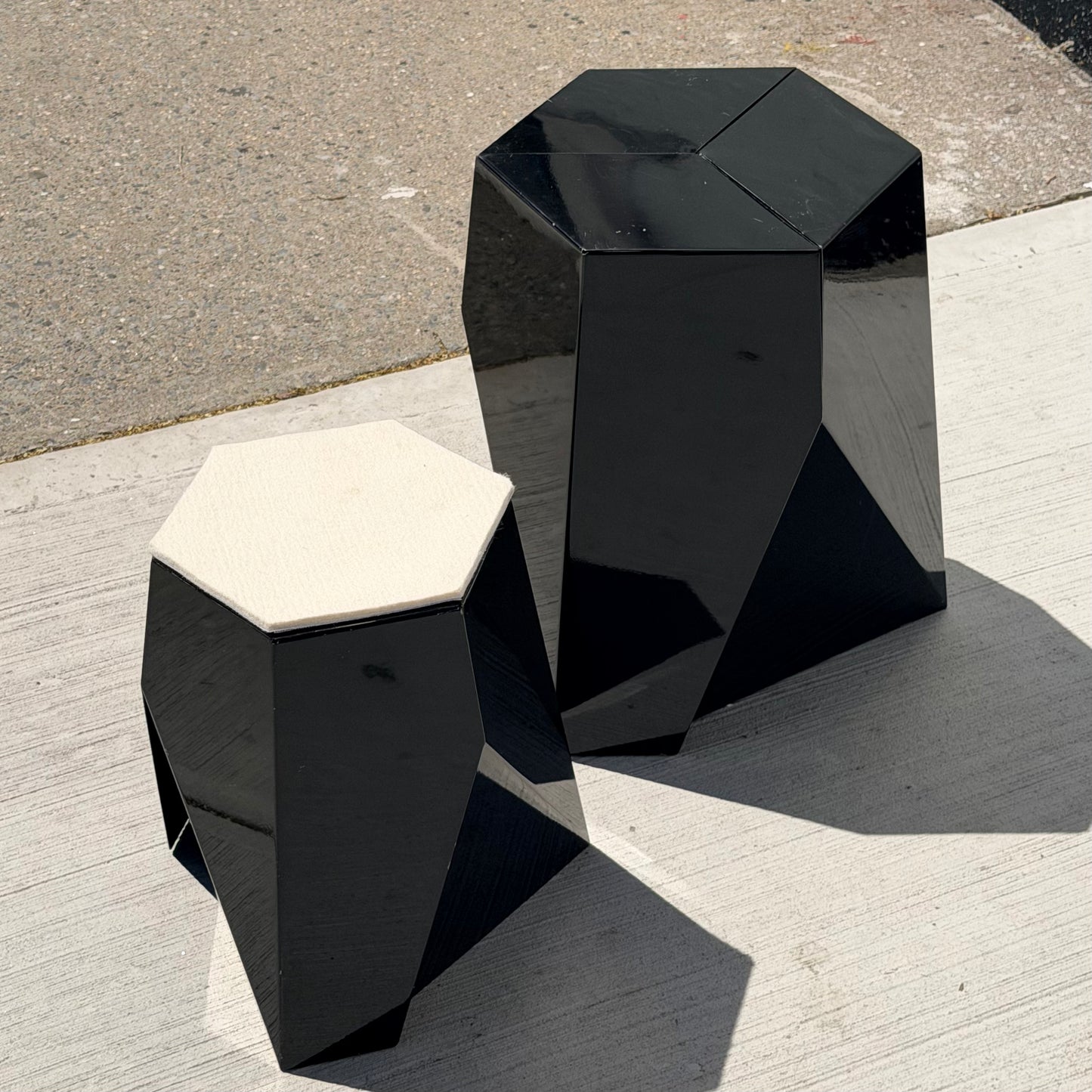 David Weeks 'Folha No. 516' Table / Stools 2014