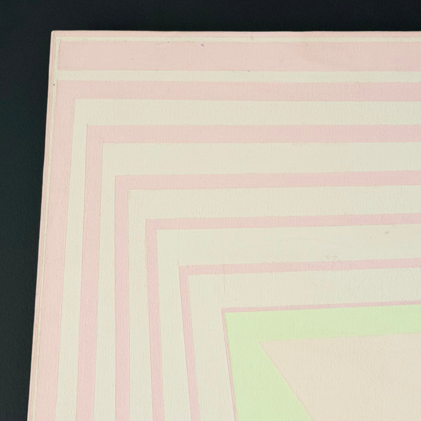 Vintage Pauline Sprich 'Spring Song' Hard Edge Painting 1972