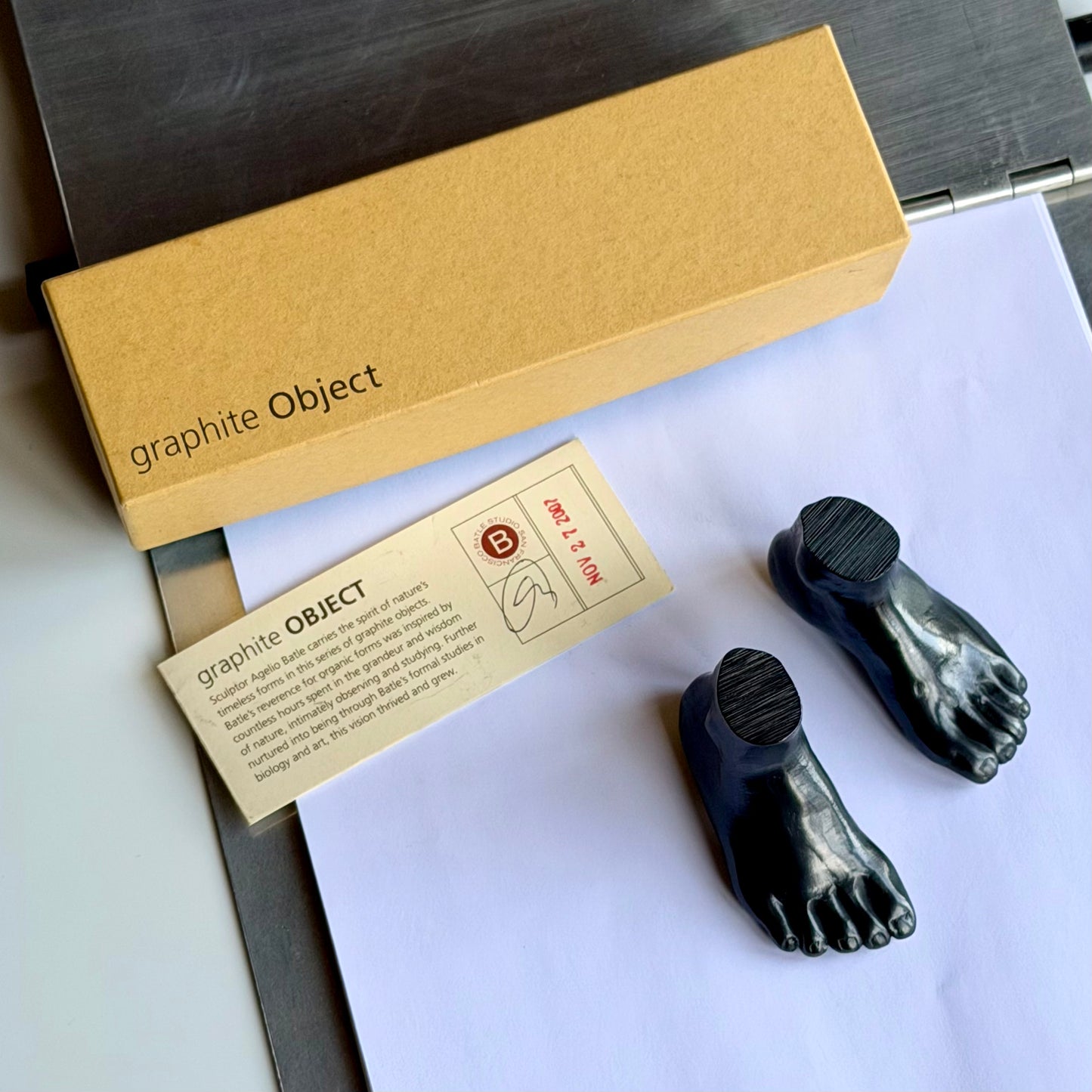 Angelio Batle Feet Graphite Object 2007