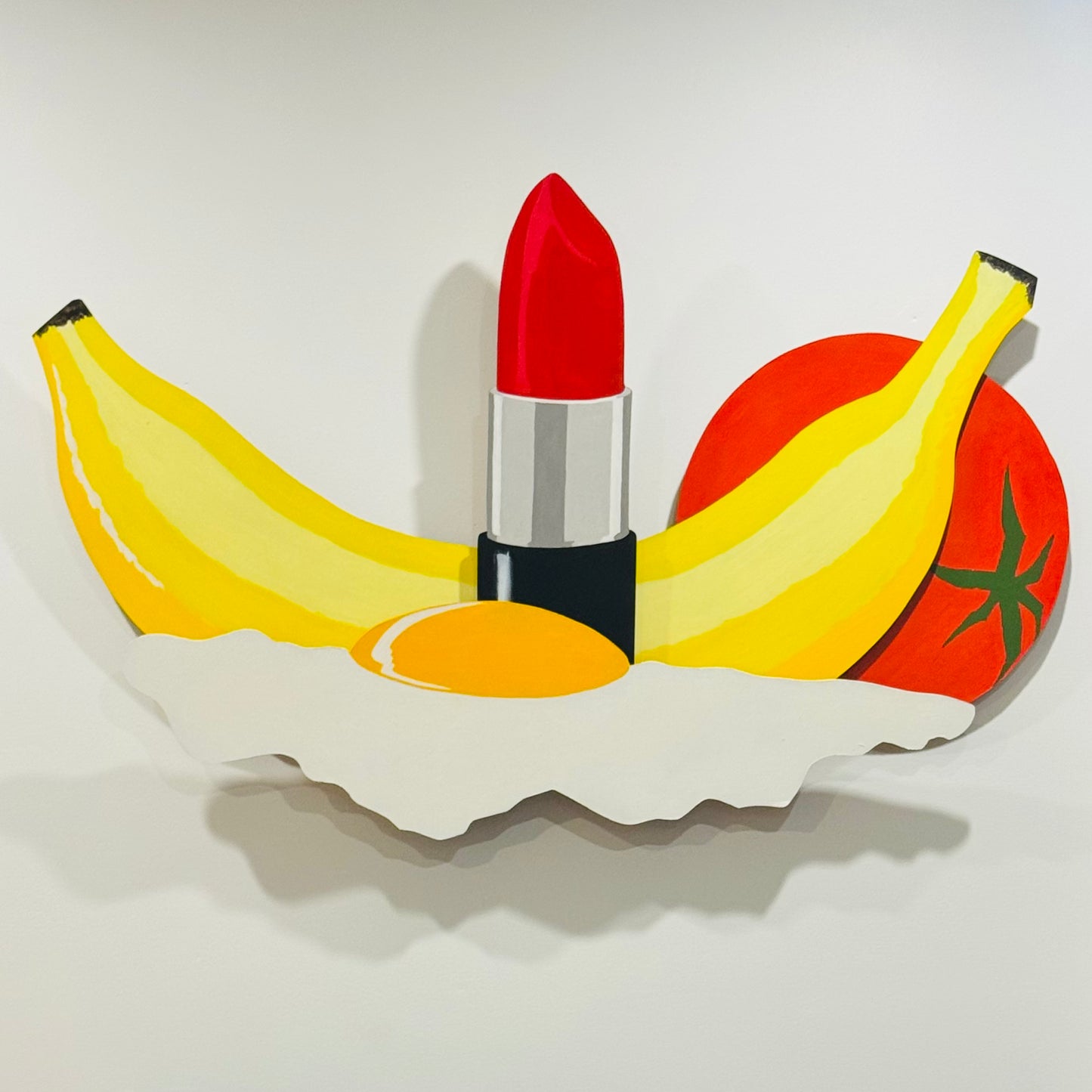 Custom David Roberts Pop Art Assemblage Painting 2021