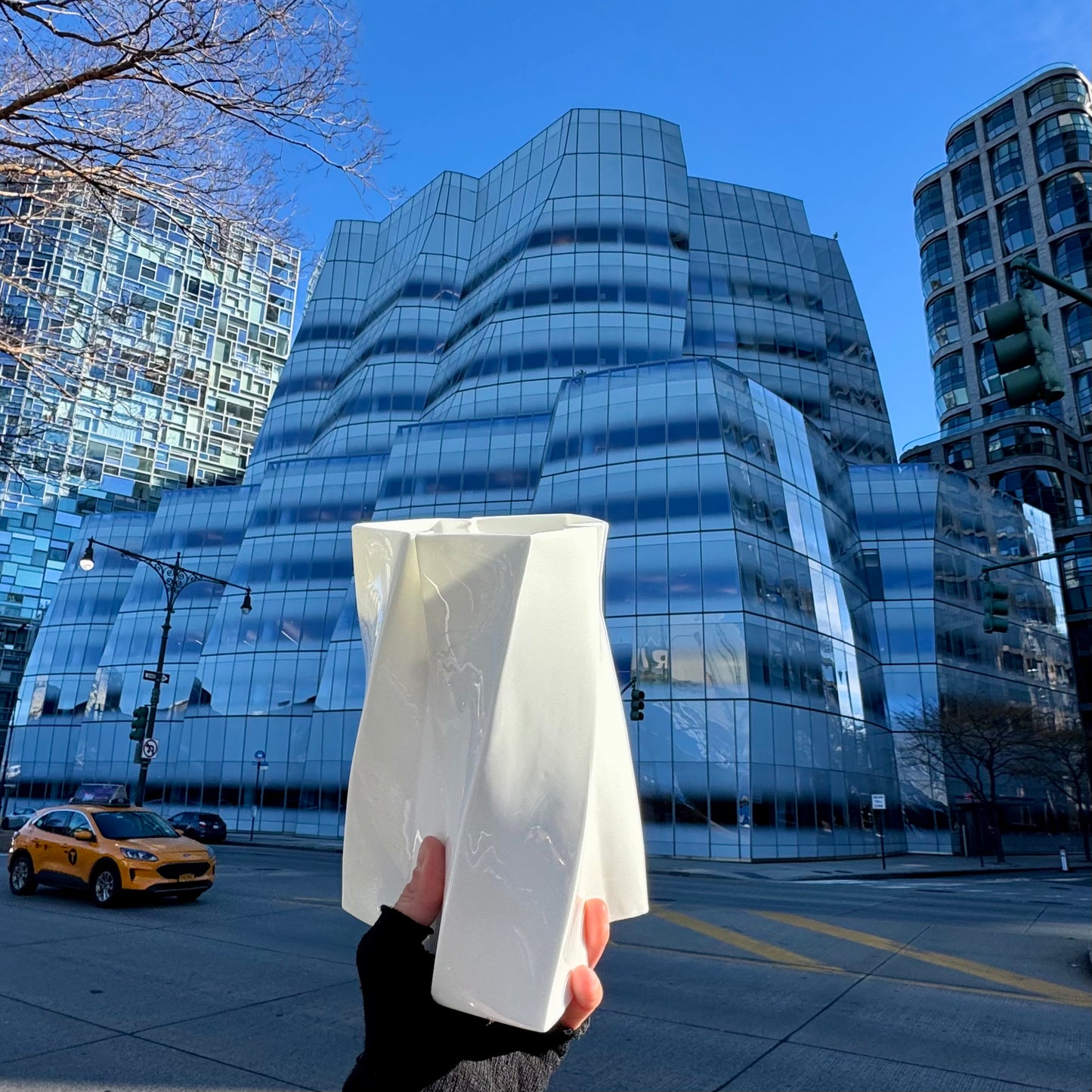 Frank Gehry 'Torque' Vase / Tiffany & Co 2005