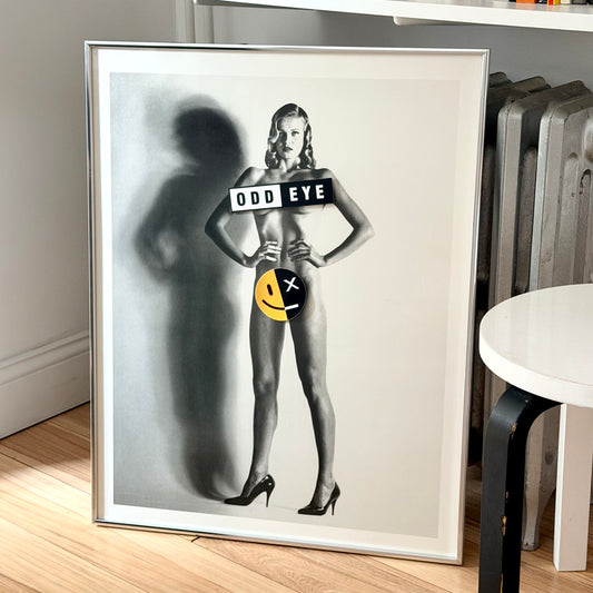 Vintage Helmut Newton 'Big Nude, Una, Nice' Framed Litho 1993