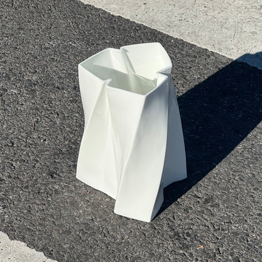 Frank Gehry 'Torque' Vase / Tiffany & Co 2005