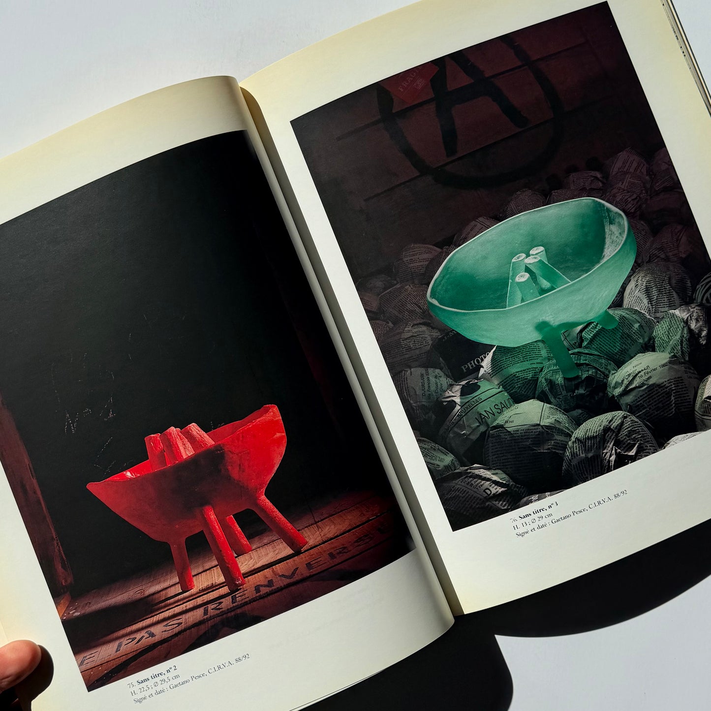 Gaetano Pesce: Cinq Techniques Pour Le Verre Experience Au Cirva Softback 1992