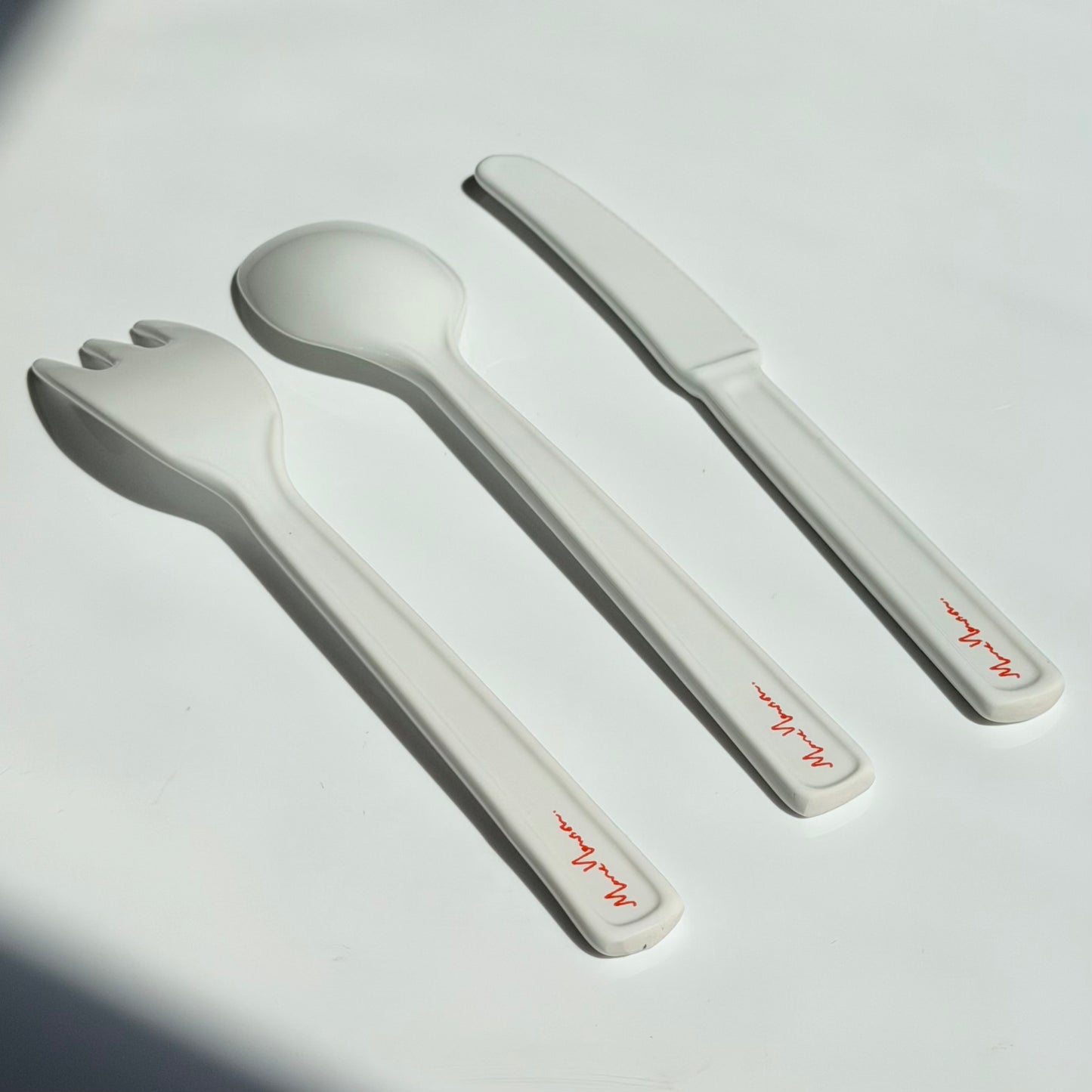 Vintage Marc Newson Bone China Cutlery / IDÉE 2002