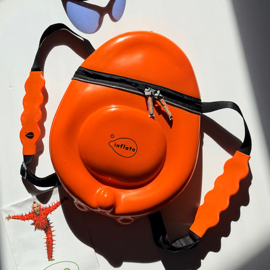 Deadstock Craig Morrison x Inflate Orange Rucksack 1998