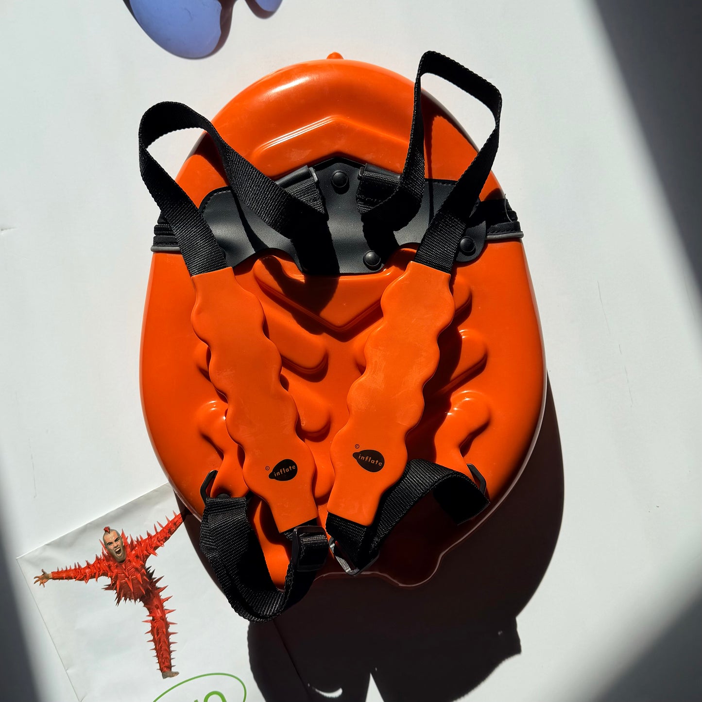Deadstock Craig Morrison x Inflate Orange Rucksack 1998