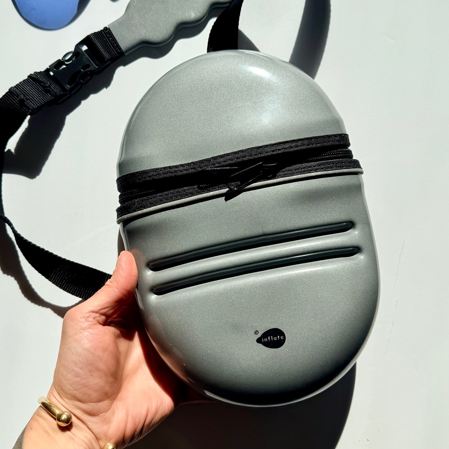 Deadstock Craig Morrison x Inflate Silver Pod Bag 1998