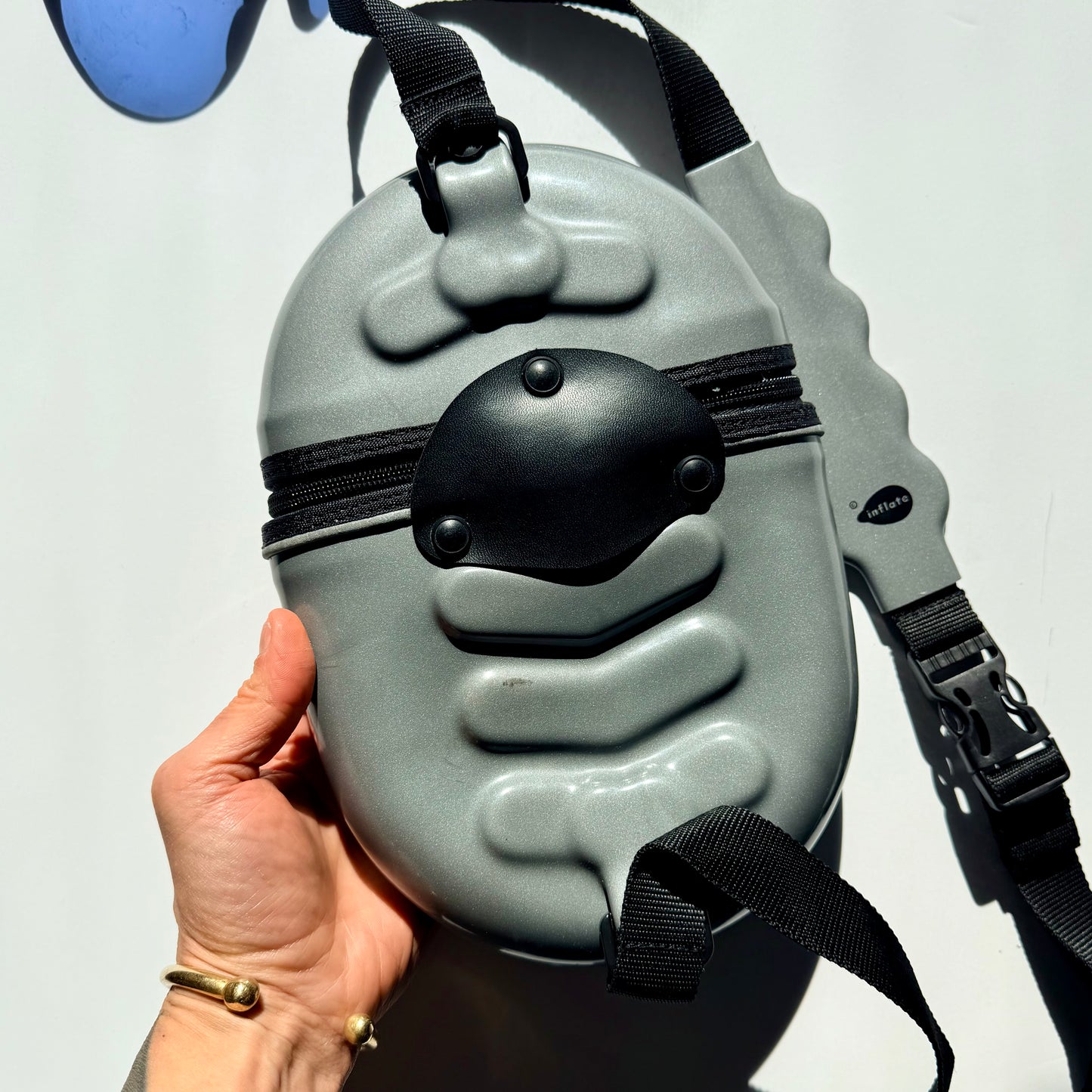 Deadstock Craig Morrison x Inflate Silver Pod Bag 1998