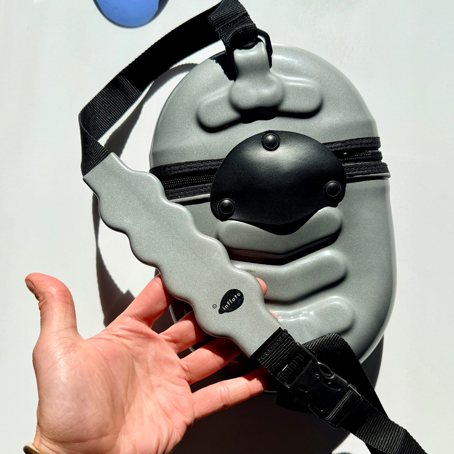 Deadstock Craig Morrison x Inflate Silver Pod Bag 1998