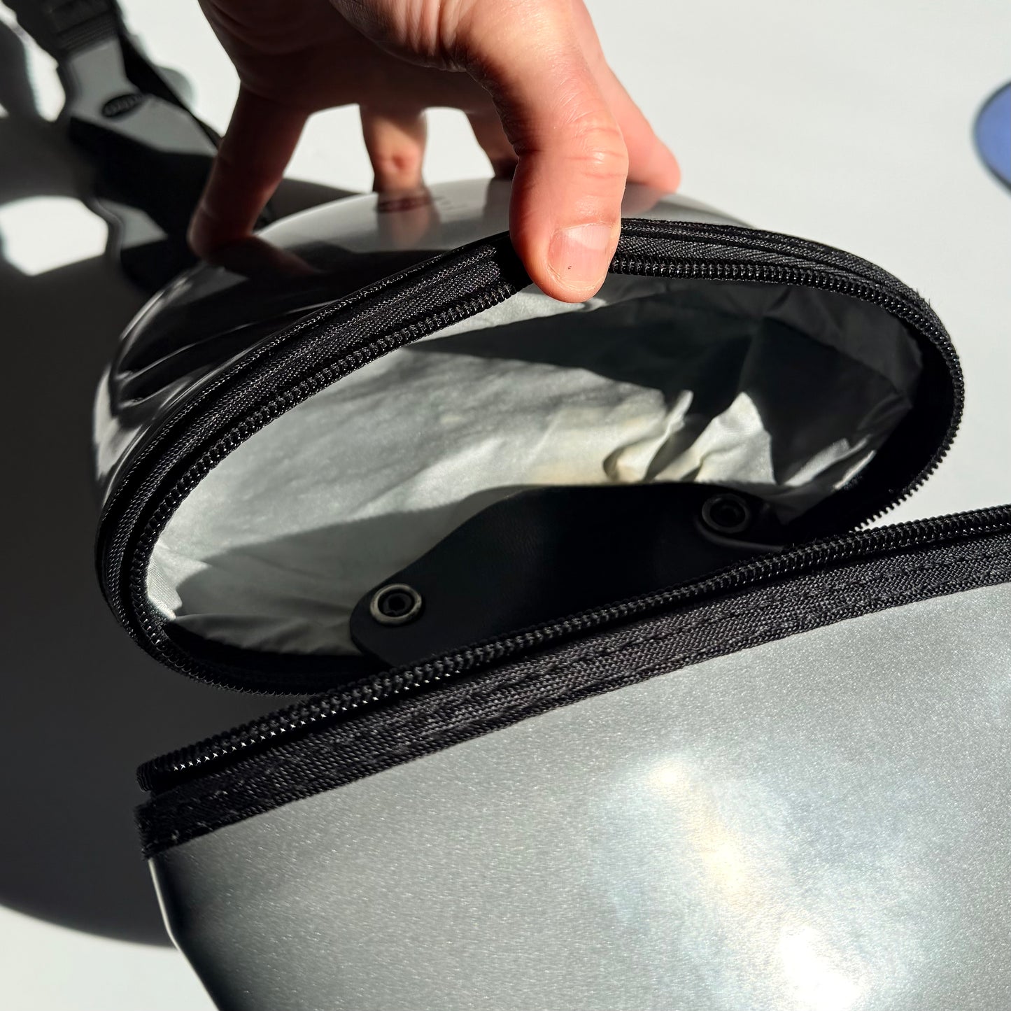 Deadstock Craig Morrison x Inflate Silver Pod Bag 1998