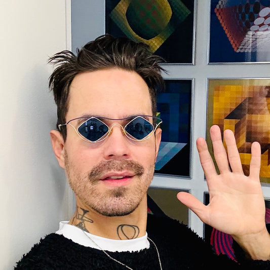 Vintage ARS Vivendi Austria Sculptural Sunglasses