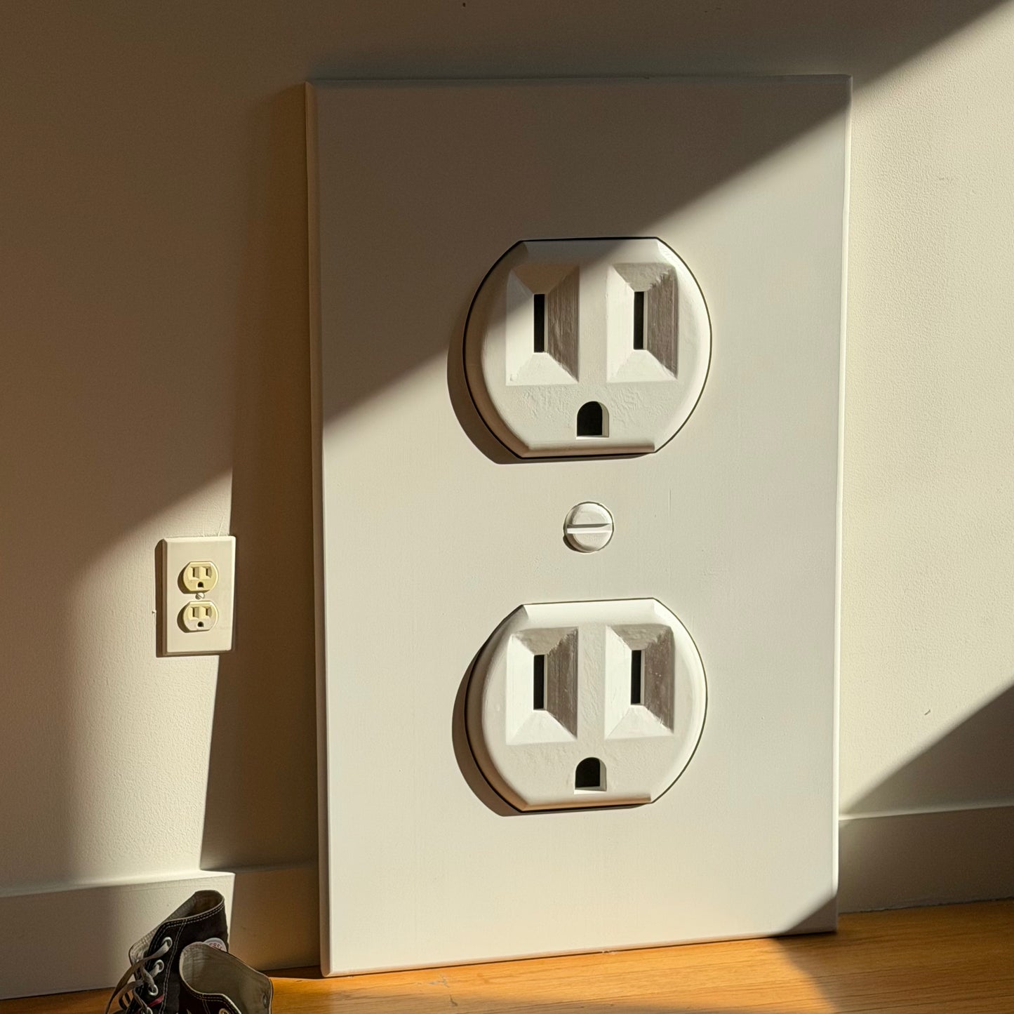 Giant Pop Art Wall Hanging Electrical Outlet
