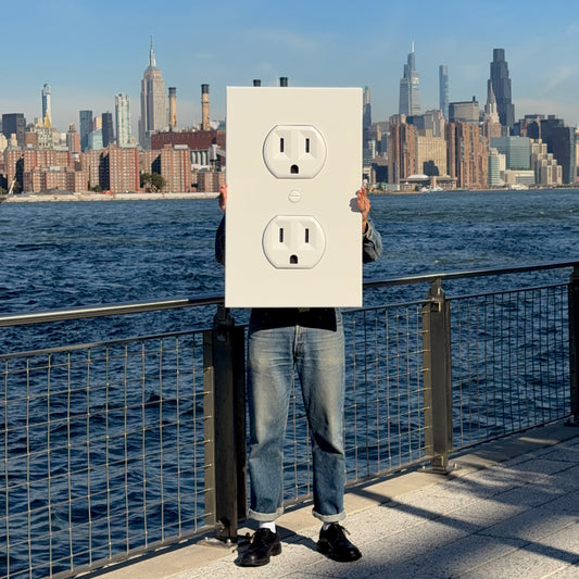 Giant Pop Art Wall Hanging Electrical Outlet