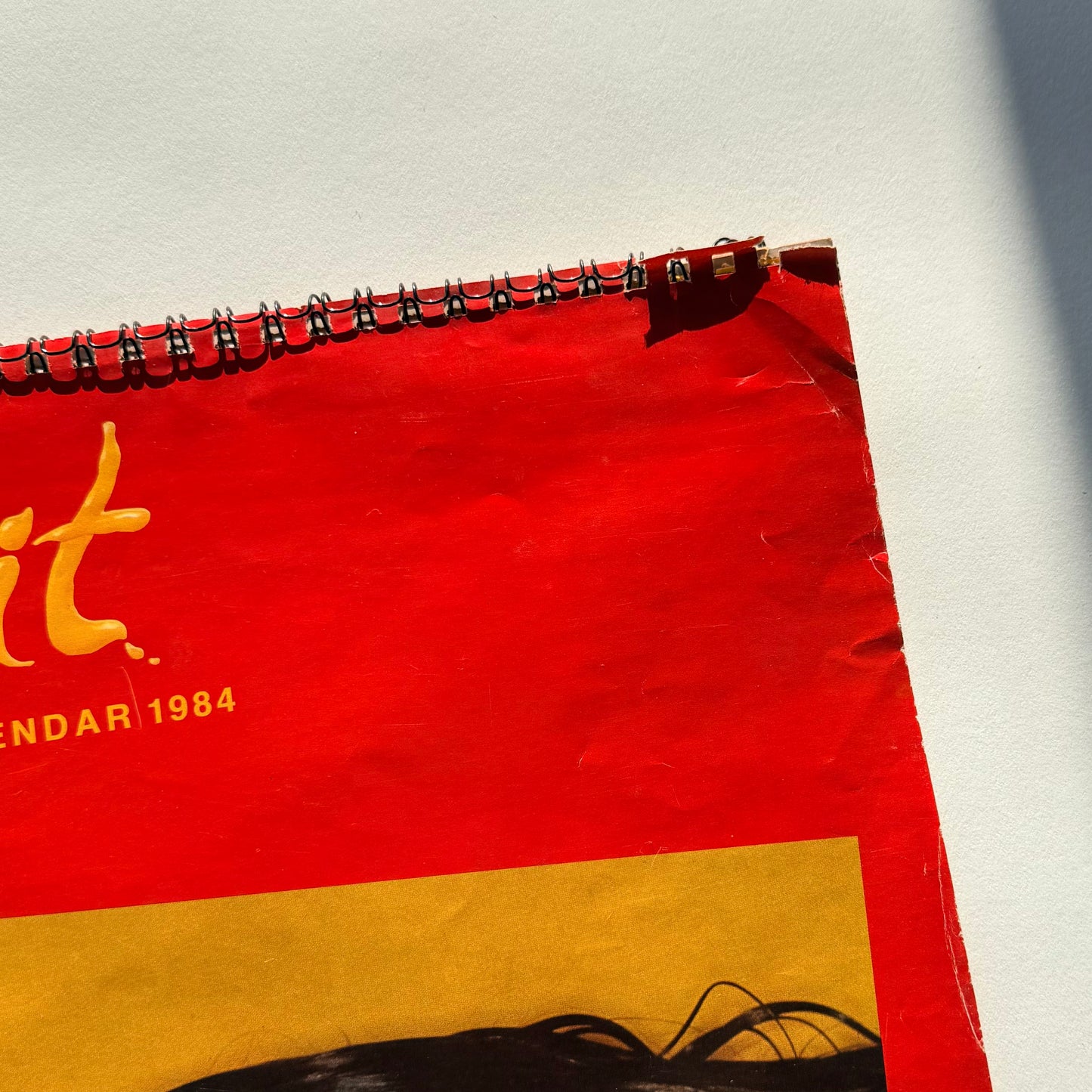 Rare Cheyco Leidmann 'Banana Split' Oversized Calendar 1984
