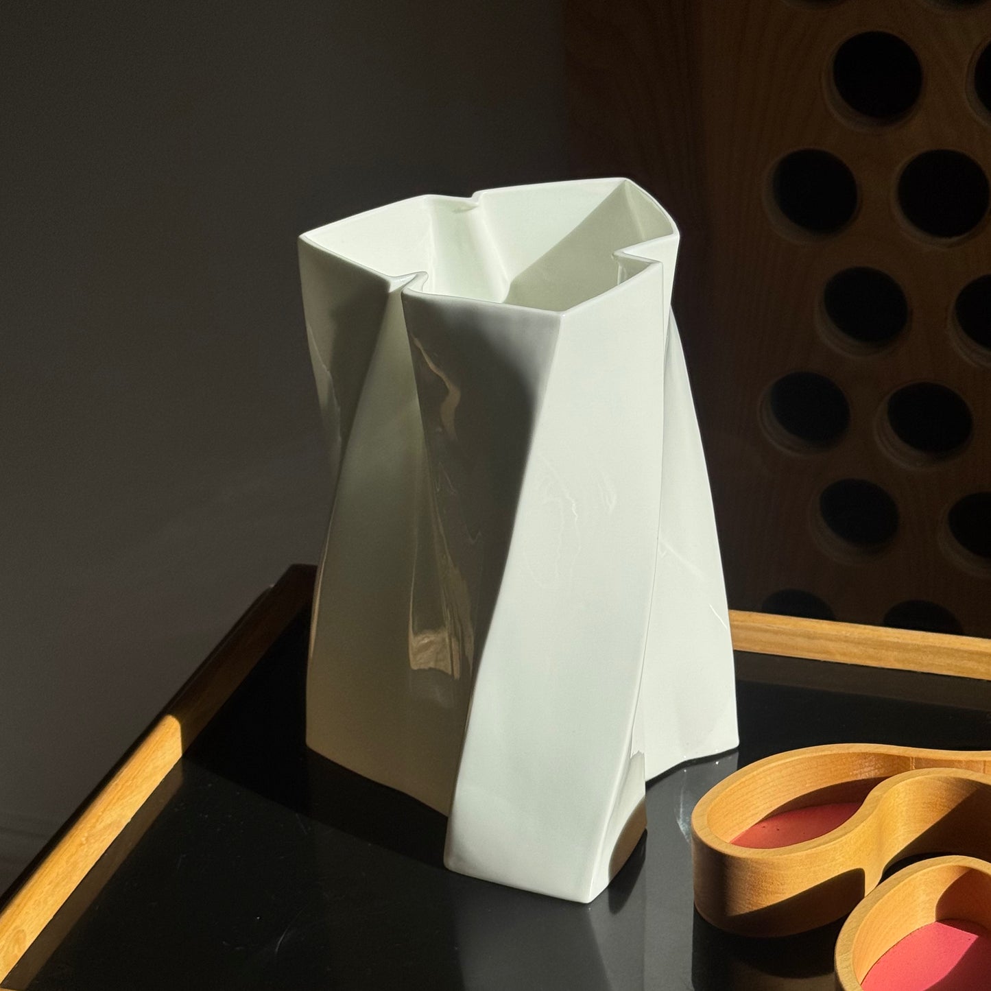 Frank Gehry 'Torque' Vase / Tiffany & Co 2005