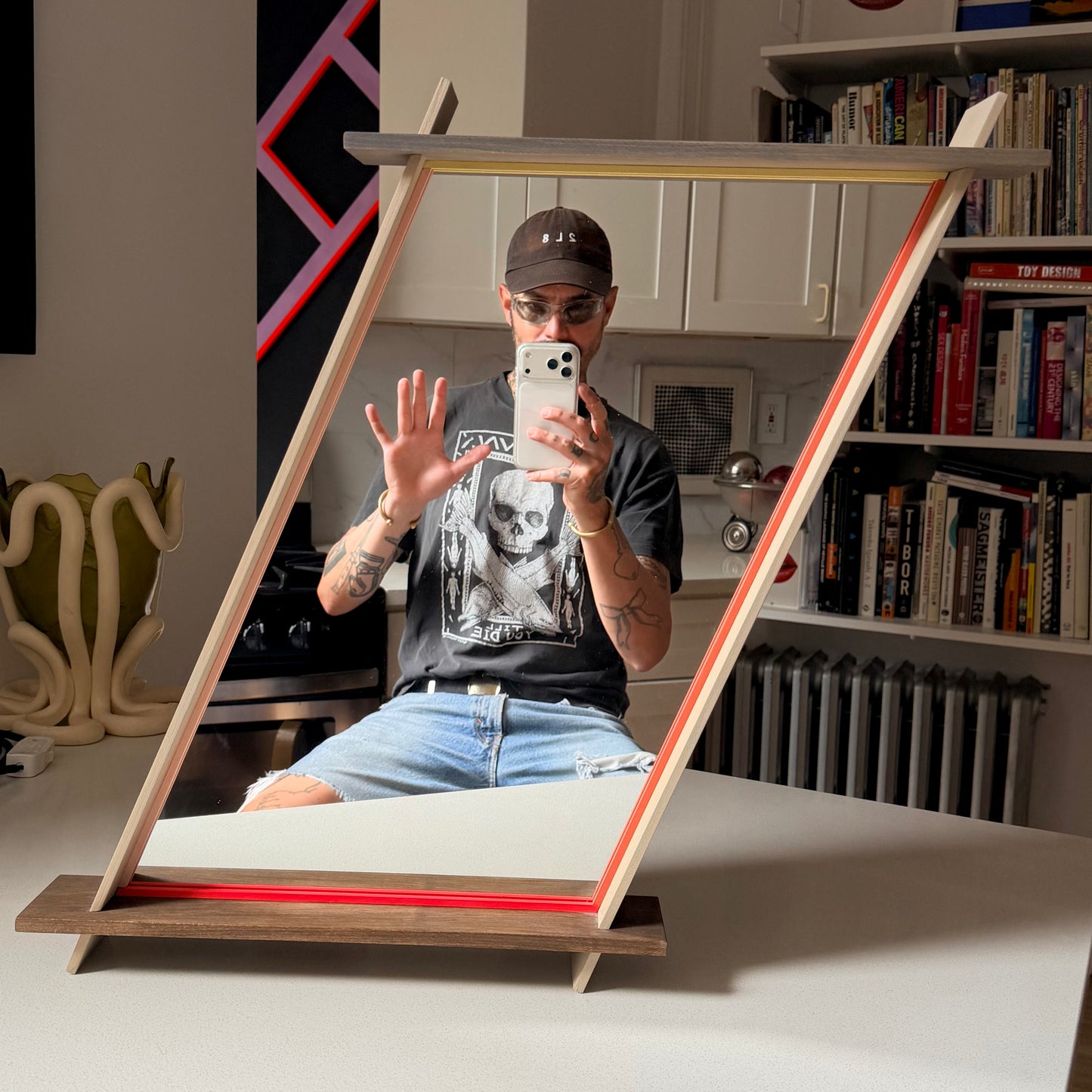 CHIAOZZA 'Tall Parallelogram Mirror' 2013