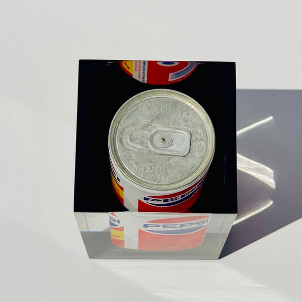 Vintage Lucite Encased Pepsi Can 1970s