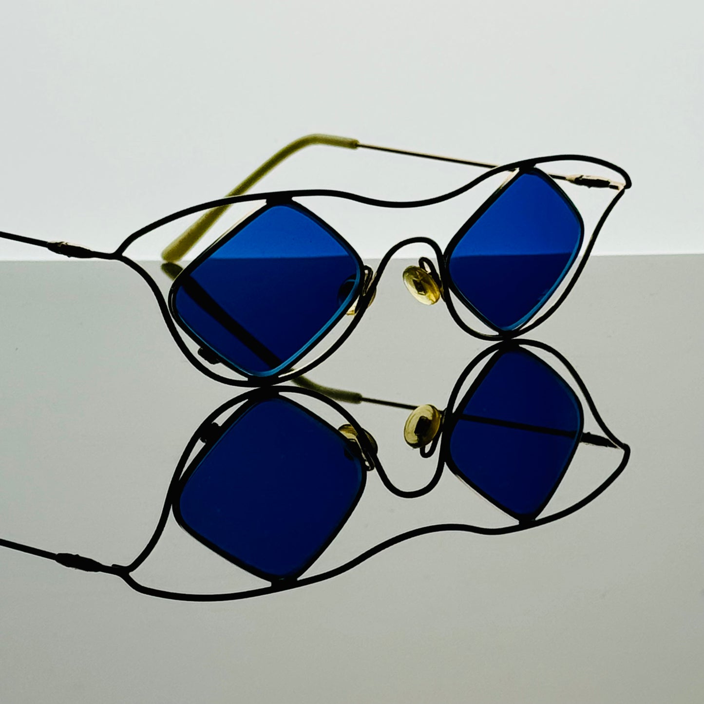 Vintage ARS Vivendi Austria Sculptural Sunglasses