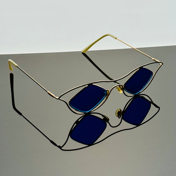 Vintage ARS Vivendi Austria Sculptural Sunglasses