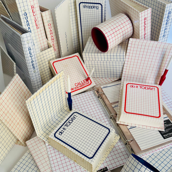 Vintage Deadstock Marimekko Grid Notepads