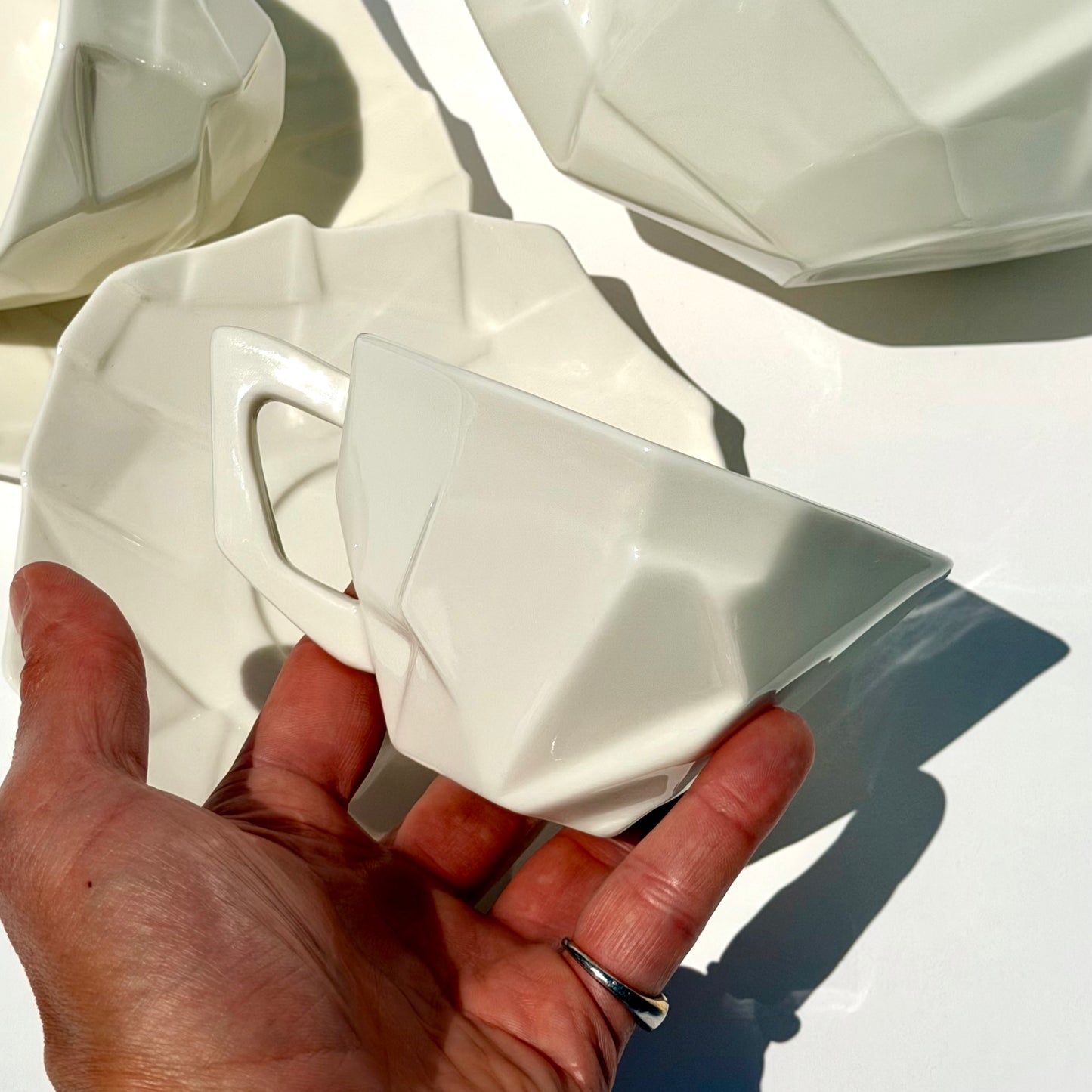 Vintage Bill Harvey 'Shatter' Tea Set 1990s