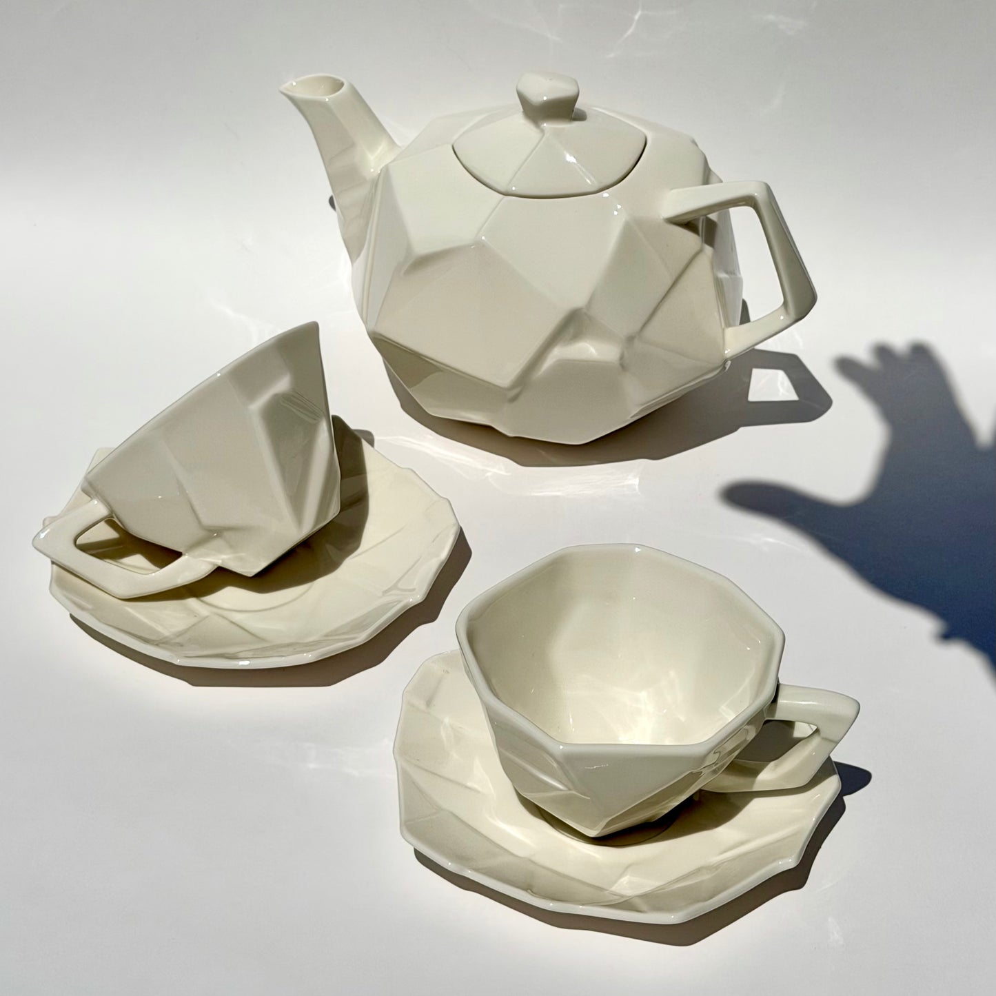 Vintage Bill Harvey 'Shatter' Tea Set 1990s