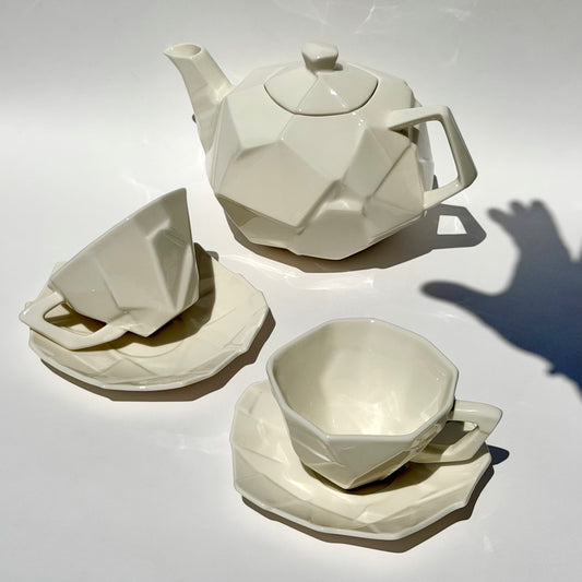 Vintage Bill Harvey 'Shatter' Tea Set 1990s