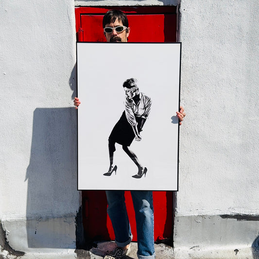 Vintage Robert Longo 'Men In Cities' Print #2