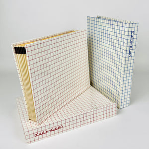 Vintage Deadstock Marimekko Grid Accordion Recipe Files