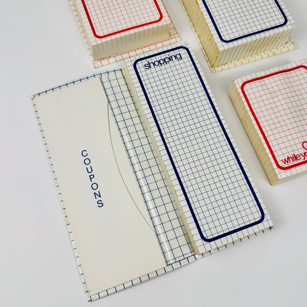 Vintage Deadstock Marimekko Grid Notepads