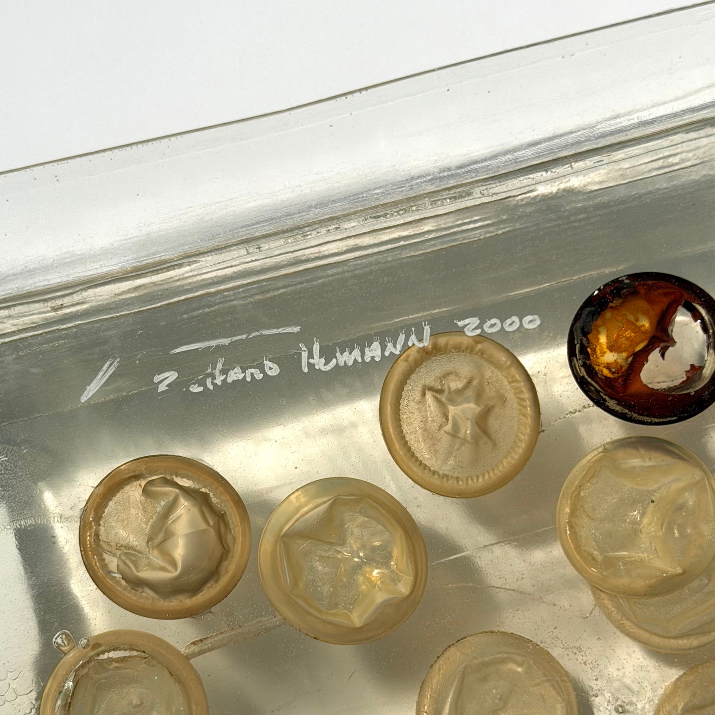 Richard Humann 'Condom / Codex" Sculpture 2000