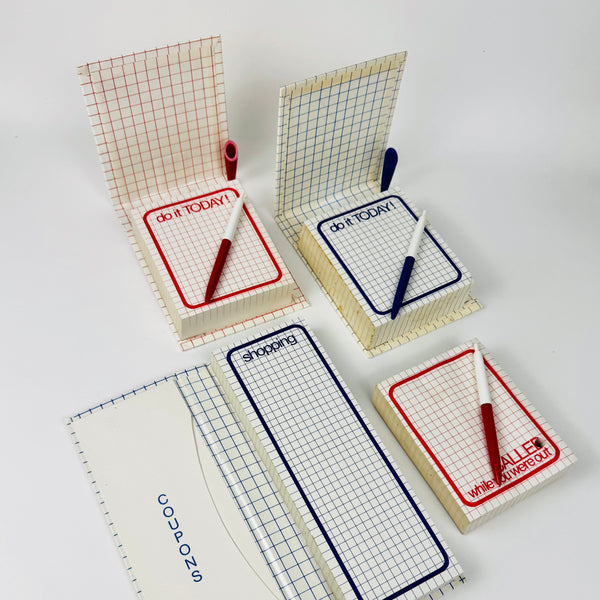 Vintage Deadstock Marimekko Grid Notepads