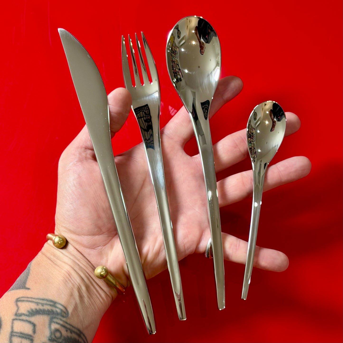 Deadstock Frederik Aerts 'Zeno' 24 Piece Flatware Set 2007 /2012