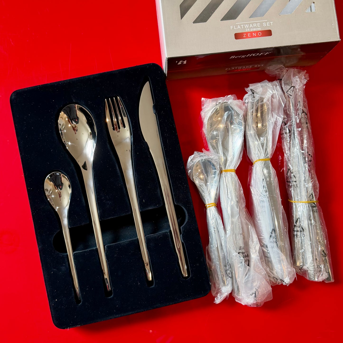 Deadstock Frederik Aerts 'Zeno' 24 Piece Flatware Set 2007 /2012