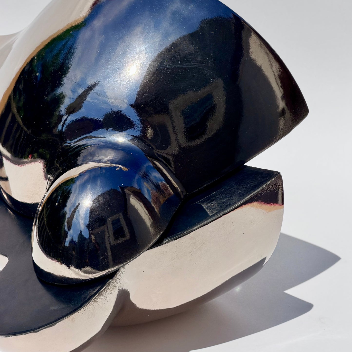 Sinisa Kucek Platinum Biomorphic Sculptures Circa 2013
