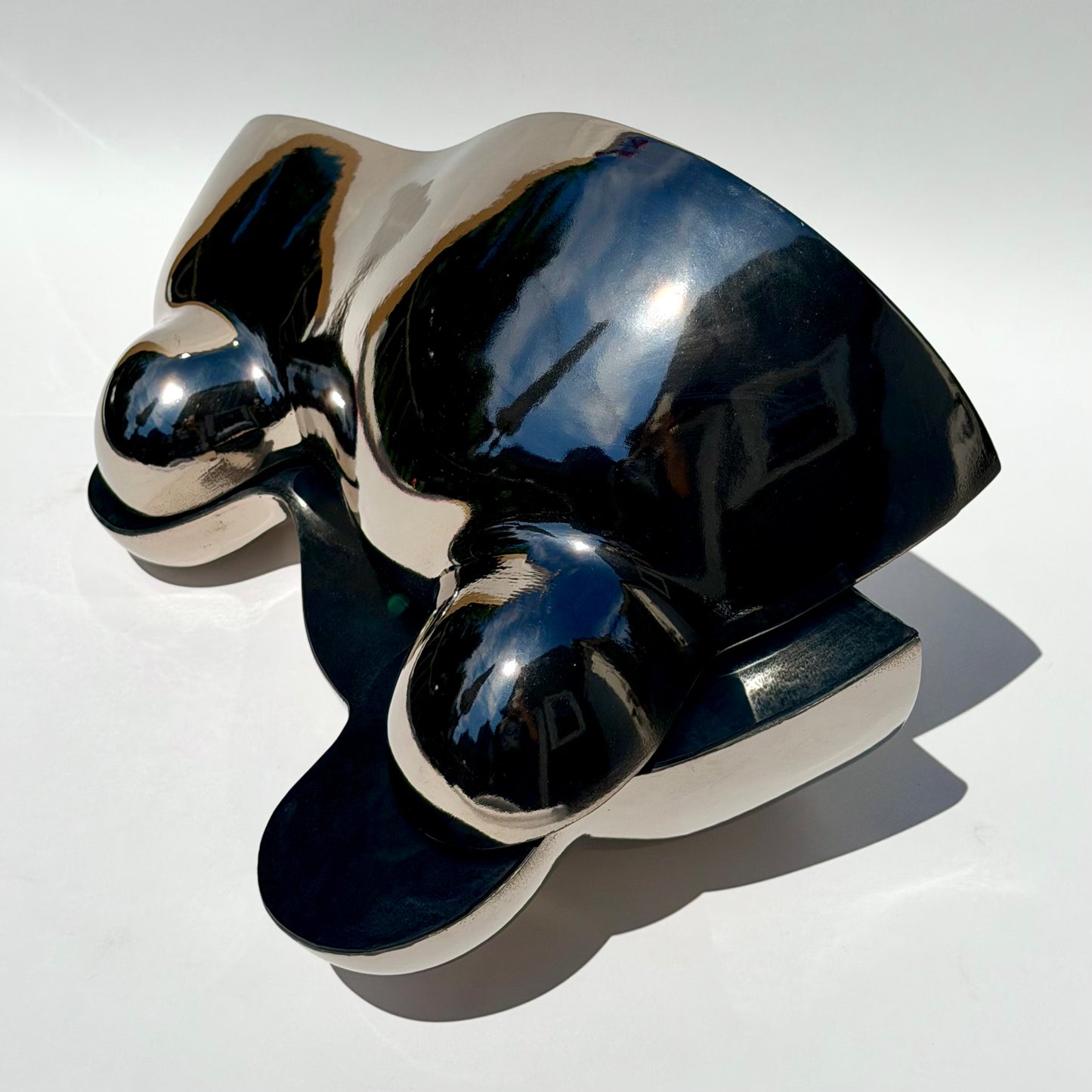 Sinisa Kucek Platinum Biomorphic Sculptures Circa 2013