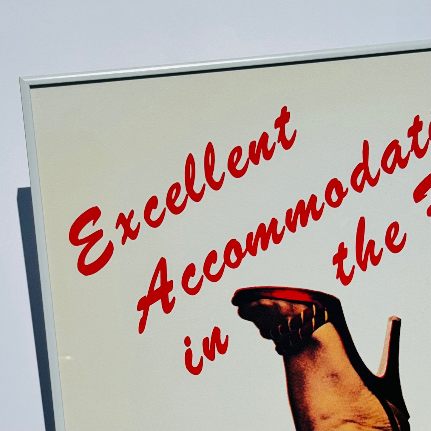 'Excellent Accommodations In The Rear' Framed Print