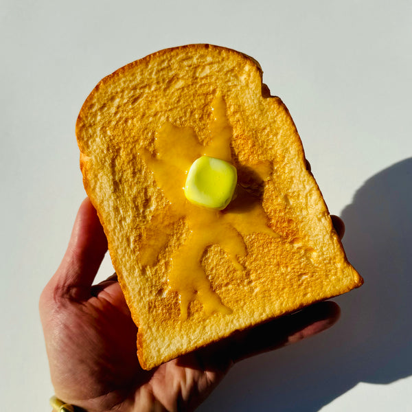 Large Faux Buttery Toast