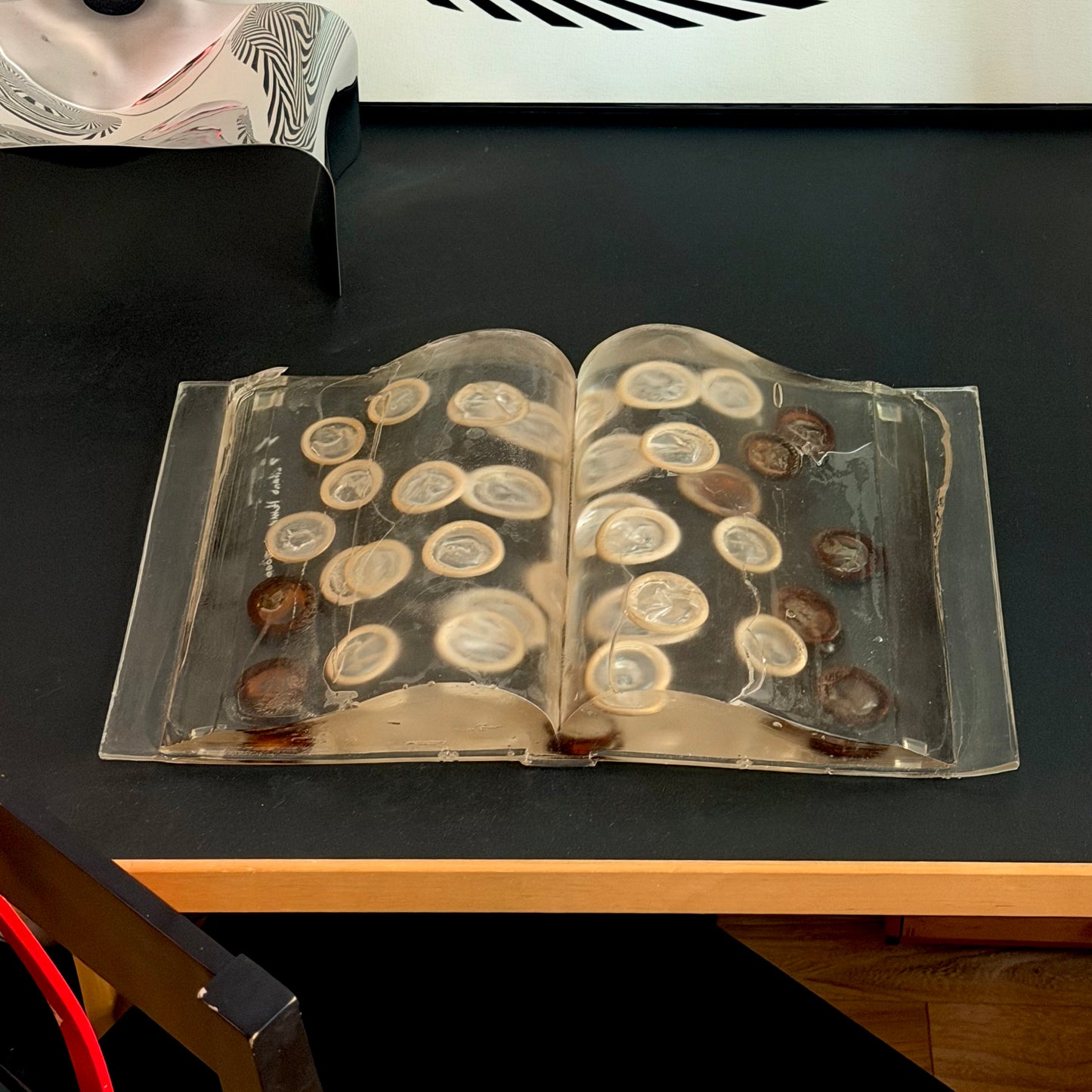 Richard Humann 'Condom / Codex" Sculpture 2000