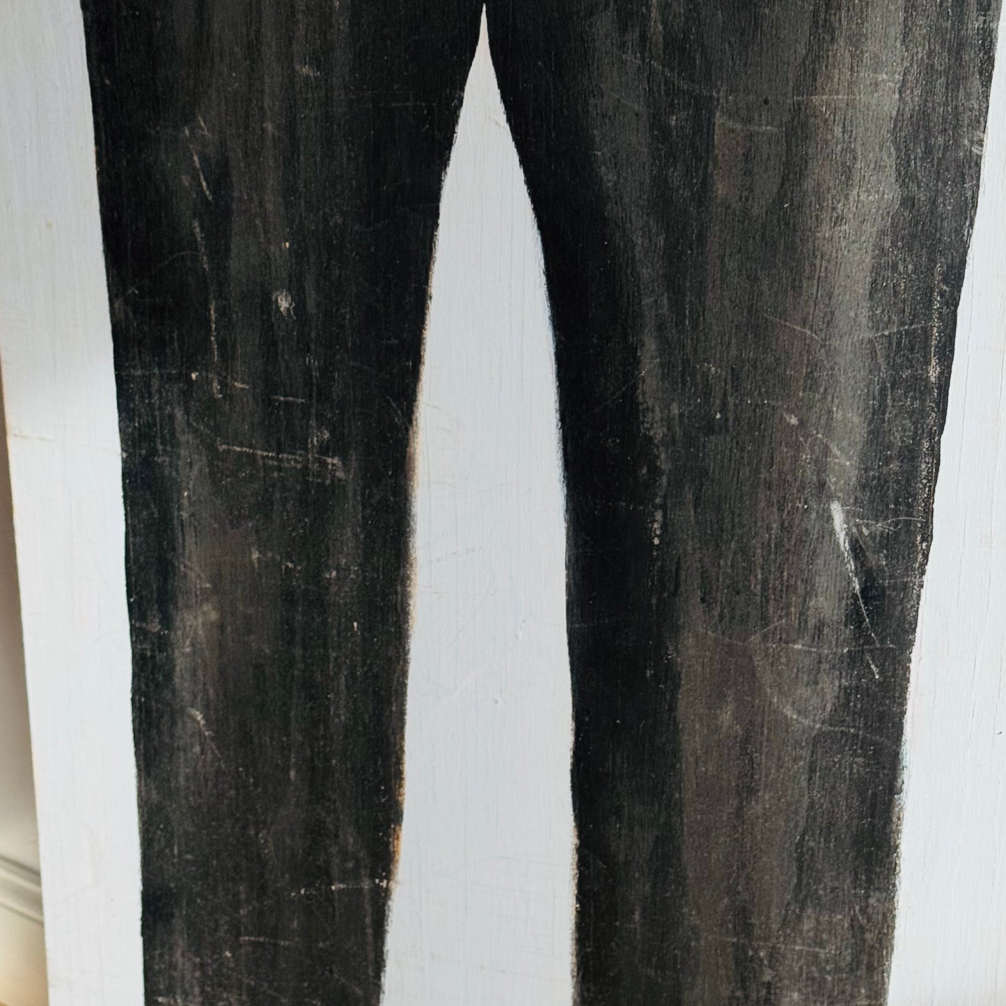 Patrick-Earl Giant Folk Art Suit Painting 2003