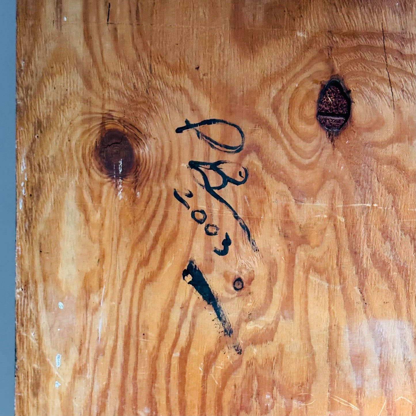 Patrick-Earl Giant Folk Art Suit Painting 2003